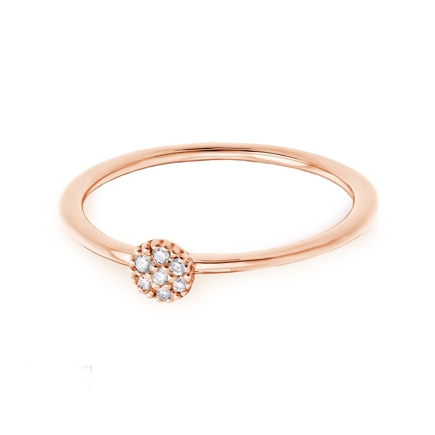 Desert Daisy Argyle Australian Diamond Stacker Ring