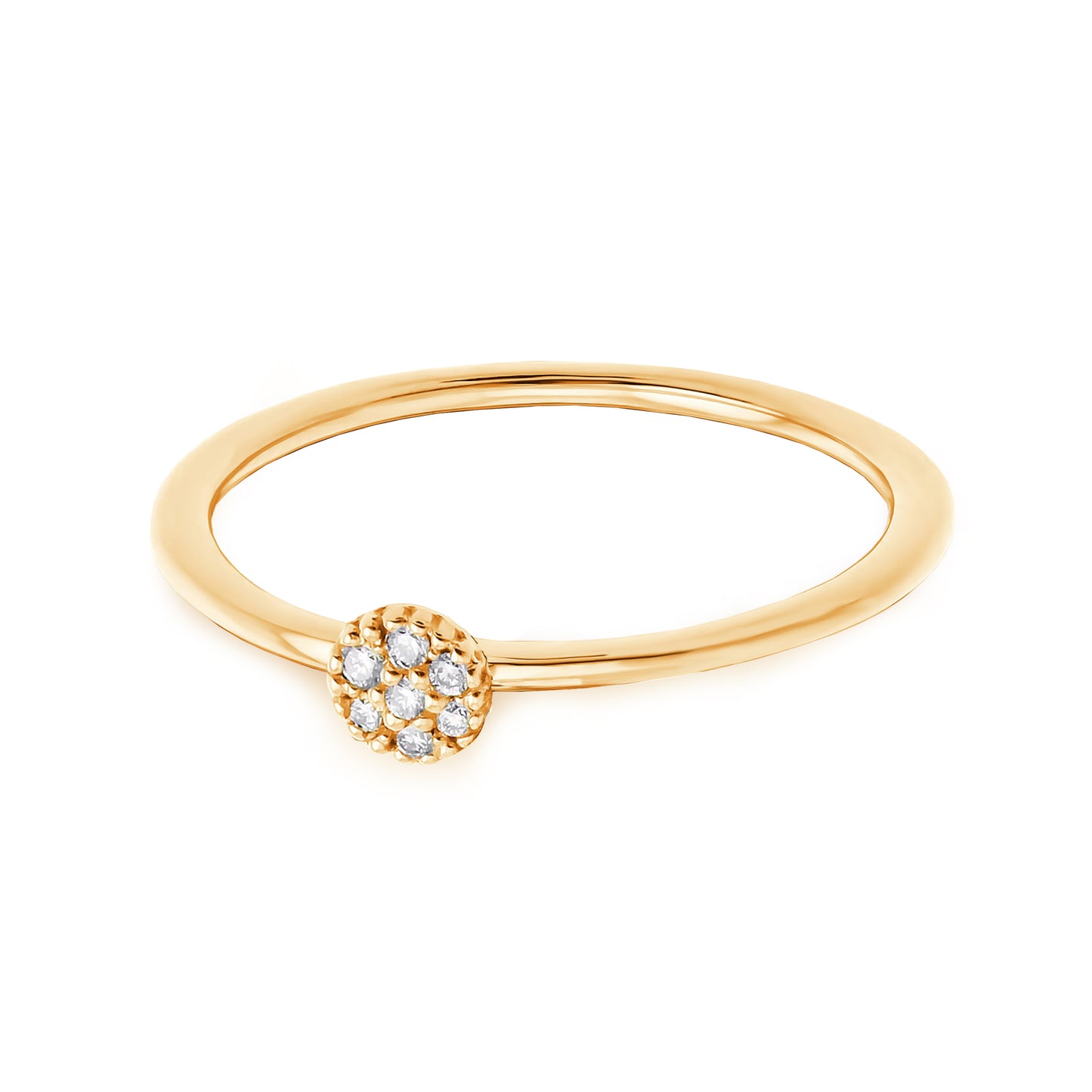 Desert Daisy Argyle Australian Diamond Stacker Ring