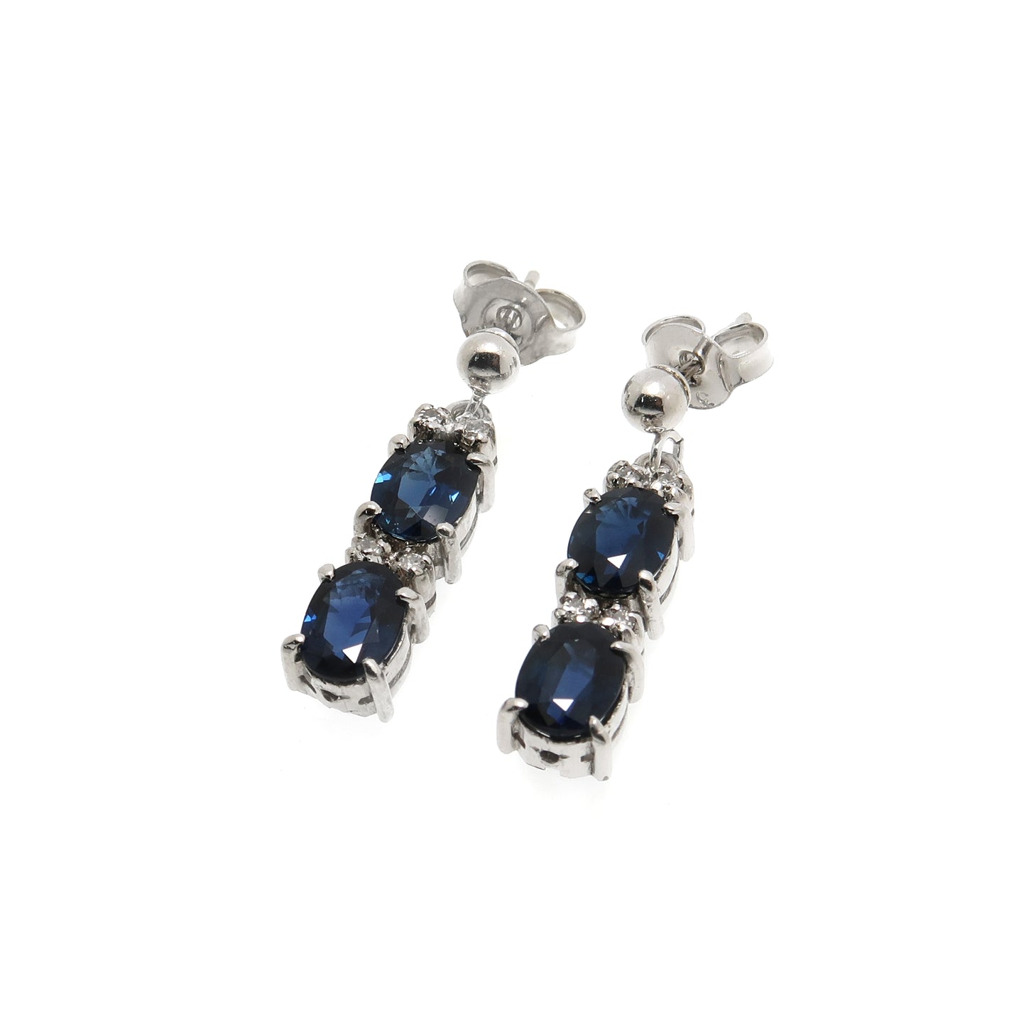 Oceania Australian Blue Sapphire Earrings