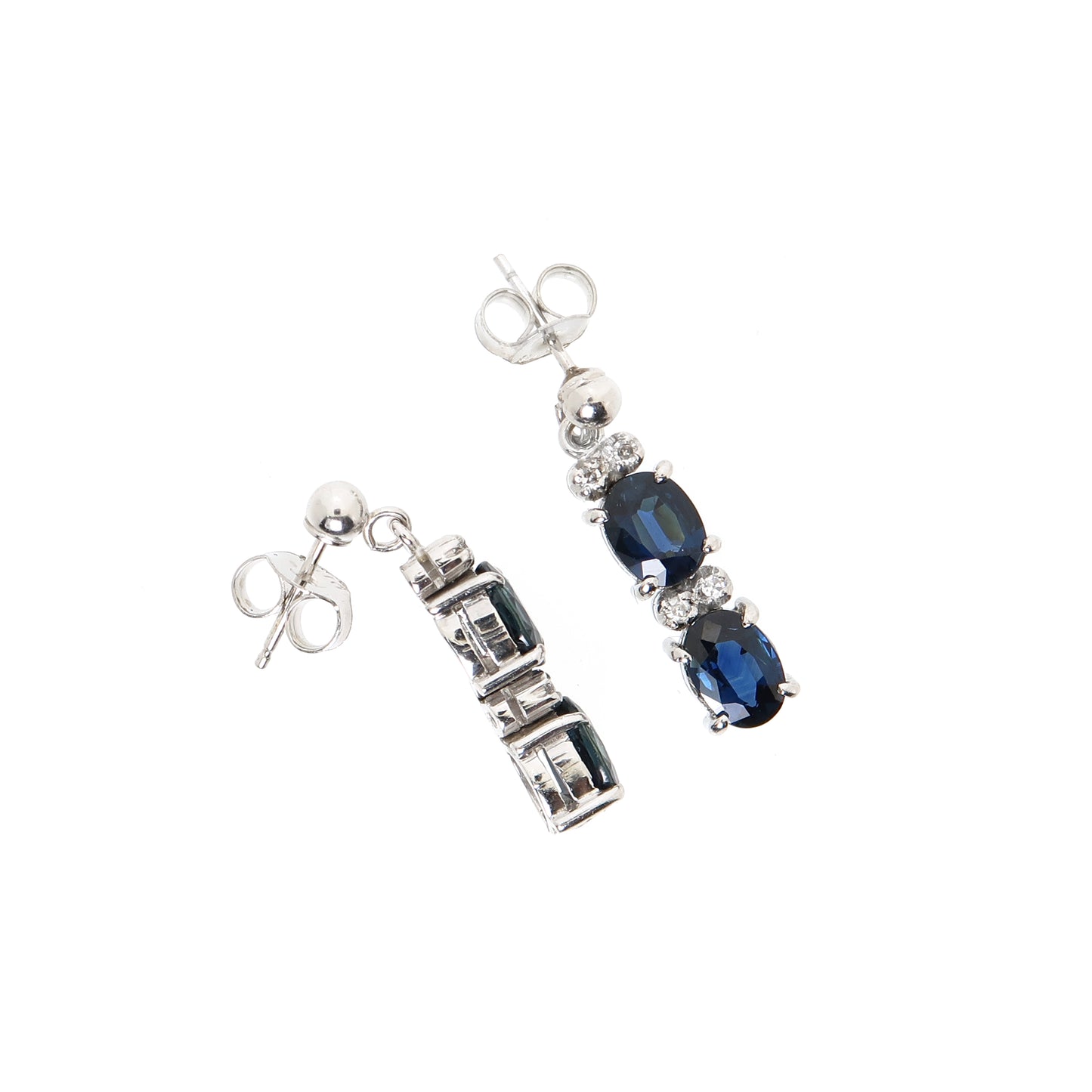 Oceania Australian Blue Sapphire Earrings