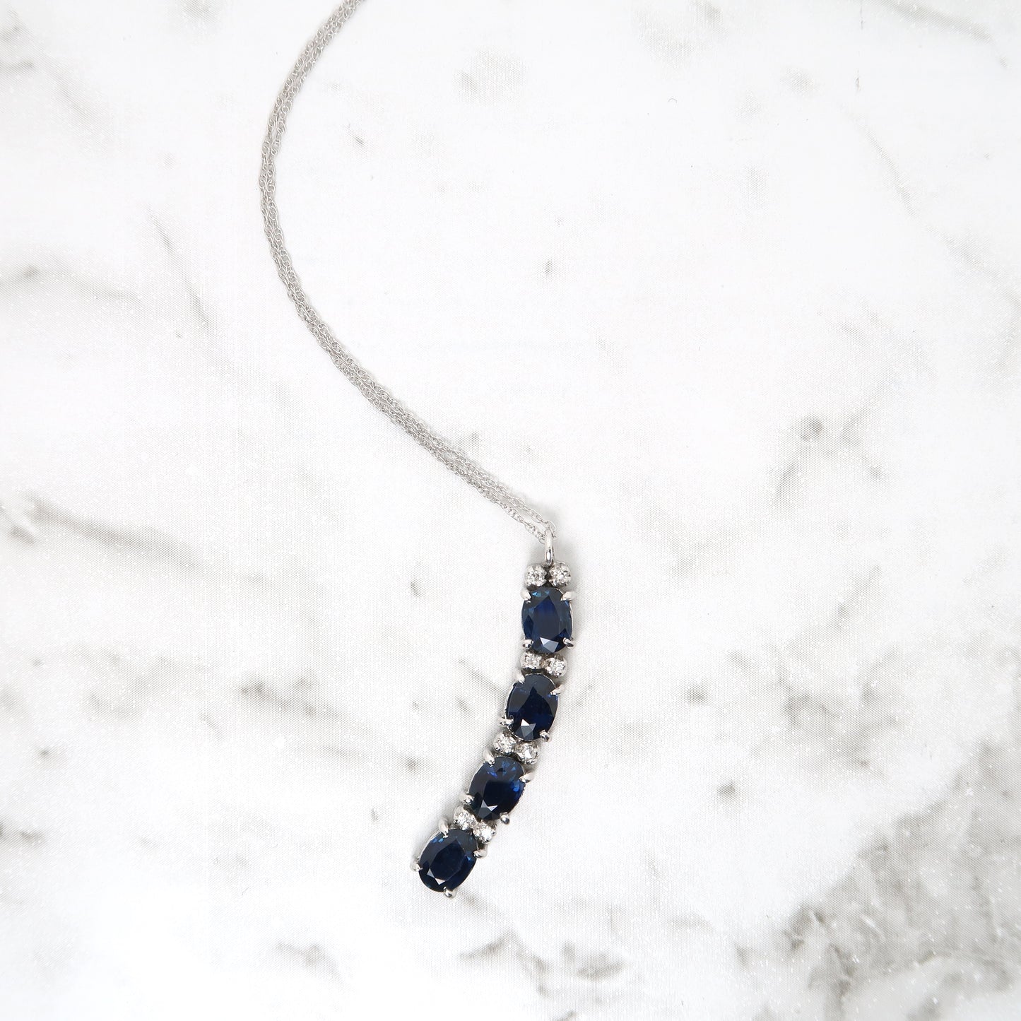 Oceania Australian Blue Sapphire Pendant