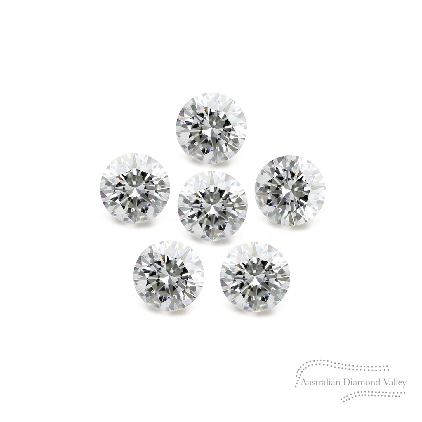 Diamond Valley Daisy 0.12ct Authentic Australian Argyle Origin Diamonds - White